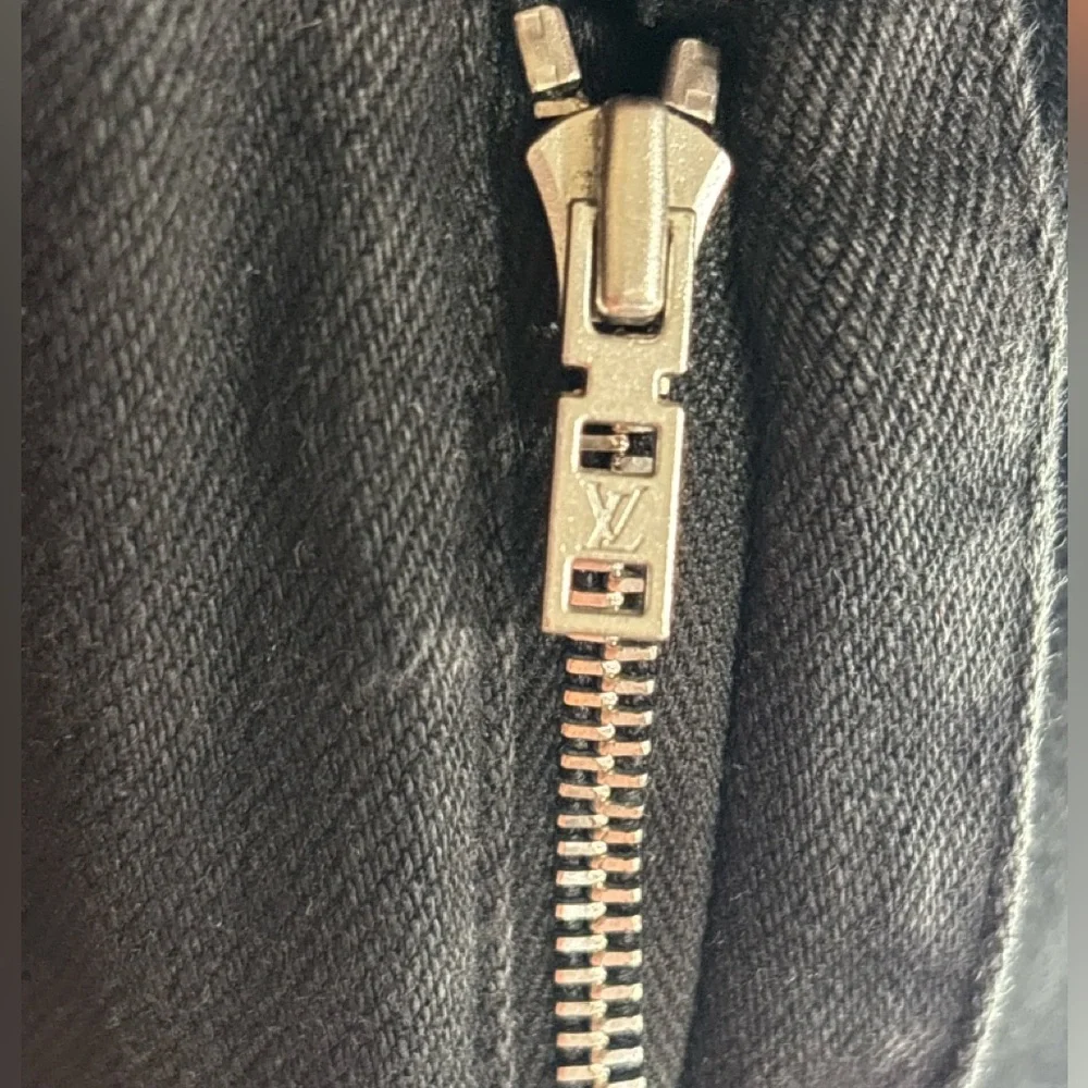 Louis Vuitton Slim Stretch Jeans Black Size 38 Monogram Patch